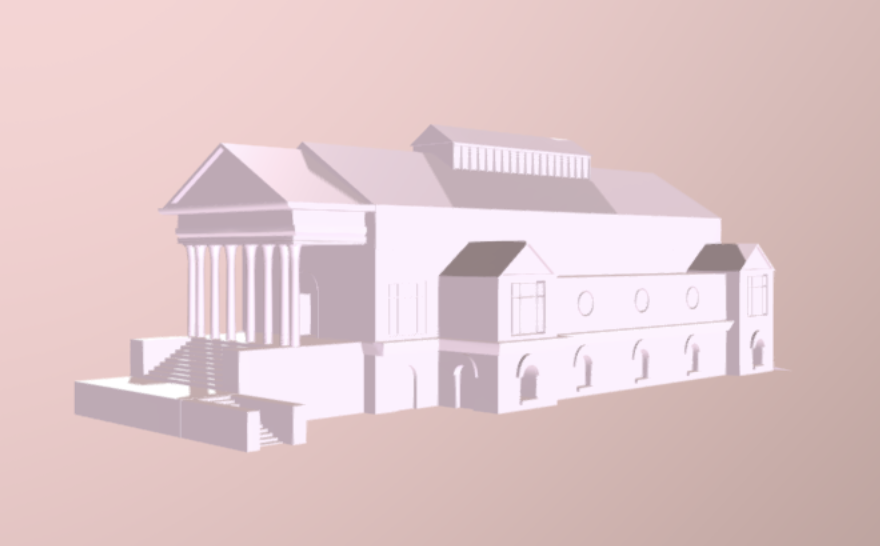 3D Digital Model of Fayerweather Hall
