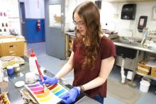 As a UVA student, Anna Perkins discovered “chemistry with colors in it."